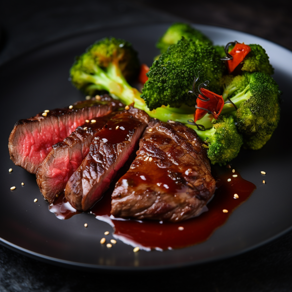 Beef Steak Pieces with Broccoli Recipe