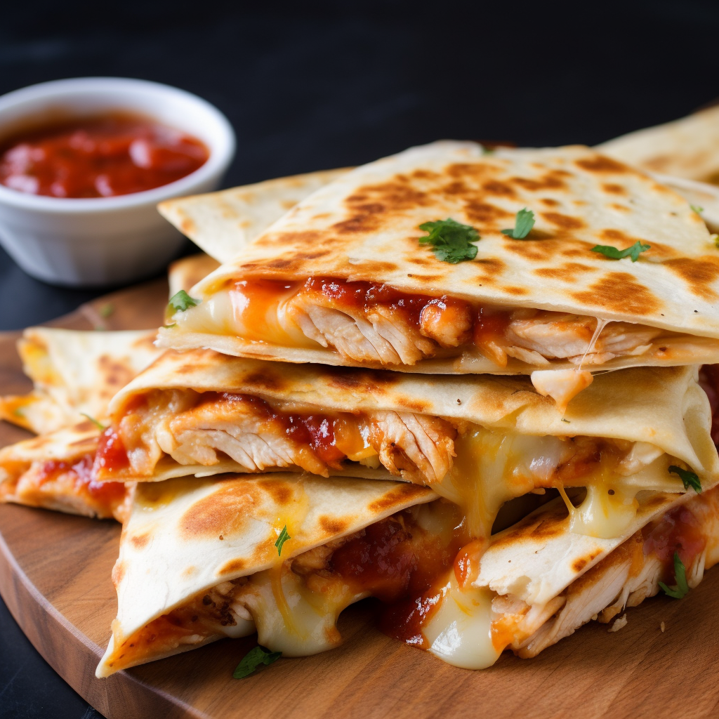 Quesadillas with Chicken and Cheese Recipe