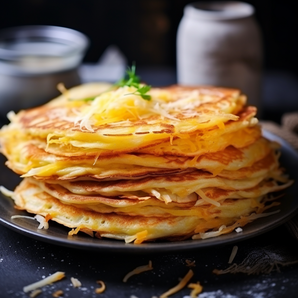 Thin Pancakes with Cheese Recipe